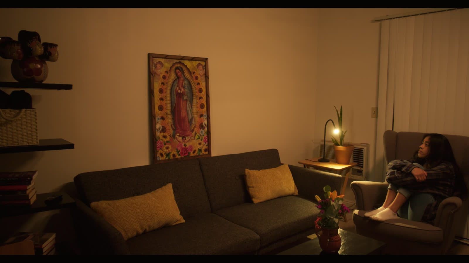 Low-light frame from La Guadalupana